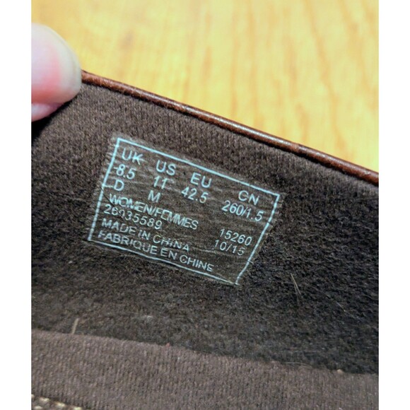 Clarks Womens Ultimate Comfort Collection Slip On Shoes 15260 Brown Croc Size 11 - Picture 9 of 9